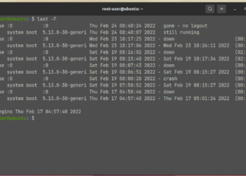 Linux’s last command